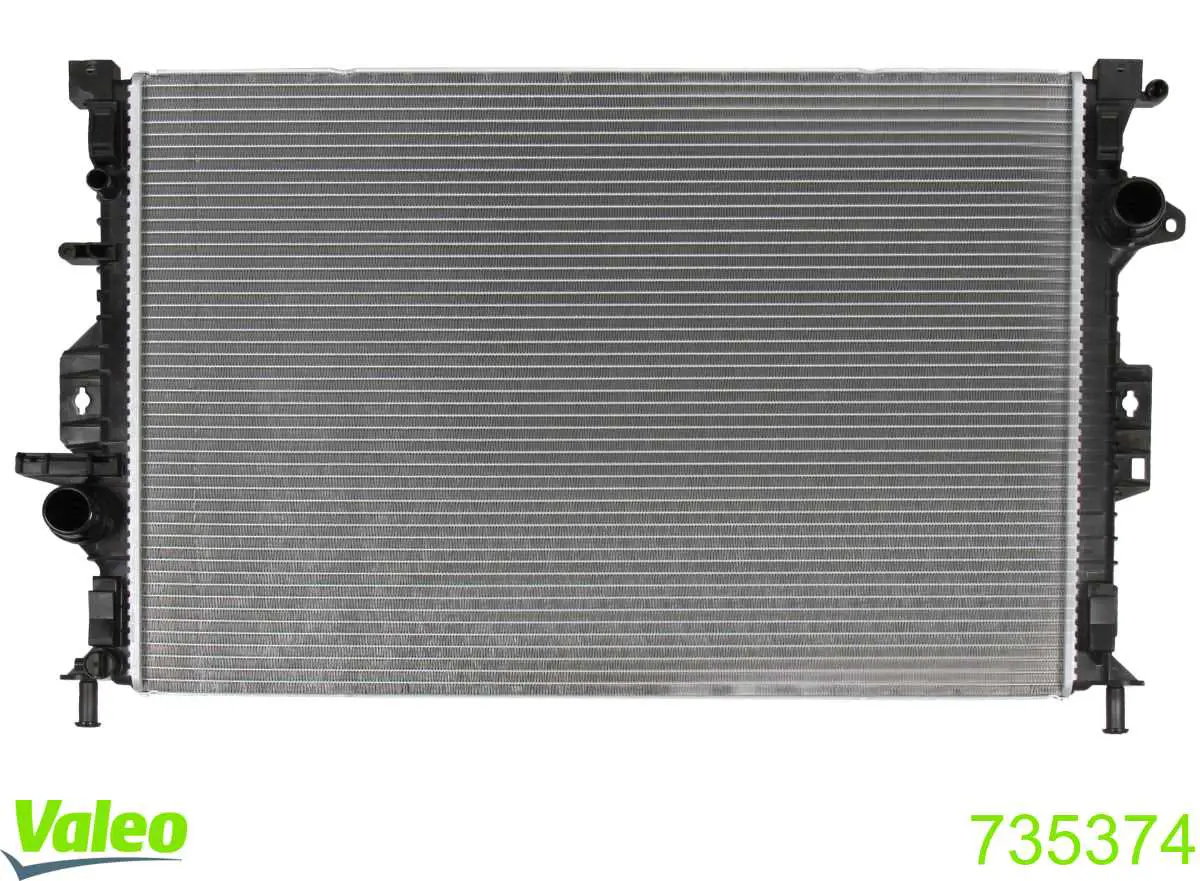 Radiador de esfriamento de motor VALEO 735374 preço, a partir de 110,57 USD