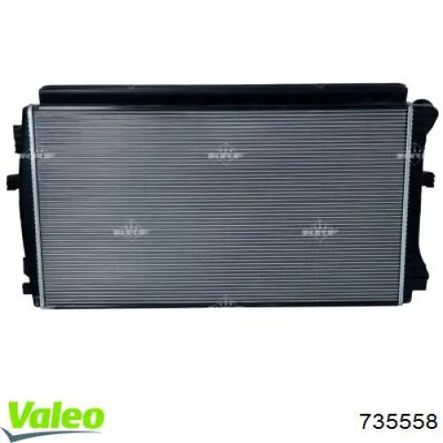Compre 735558 VALEO Radiador de esfriamento de motor