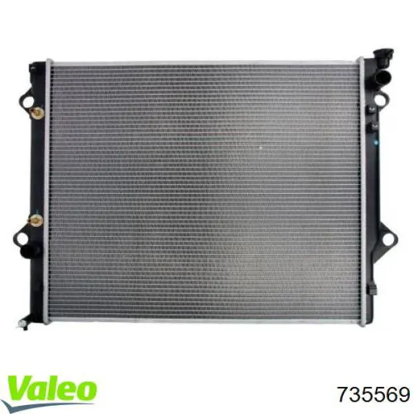 Radiador de esfriamento de motor VALEO 735569 preço, a partir de 138,00 USD
