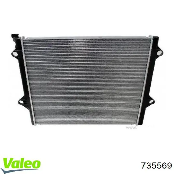Compre 735569 VALEO Radiador de esfriamento de motor