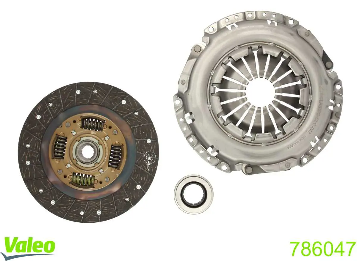 786047 VALEO Kit de embraiagem (3 peças)