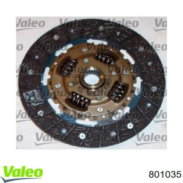Kit de embraiagem (3 peças) 801035 VALEO