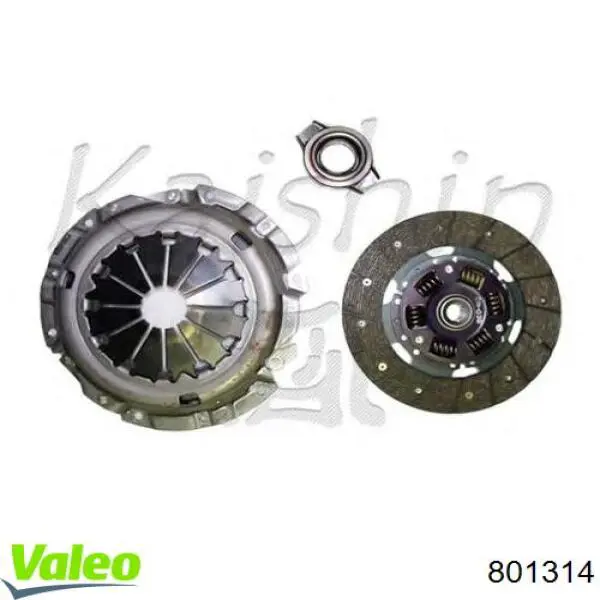 Kit de embraiagem (3 peças) 801314 VALEO