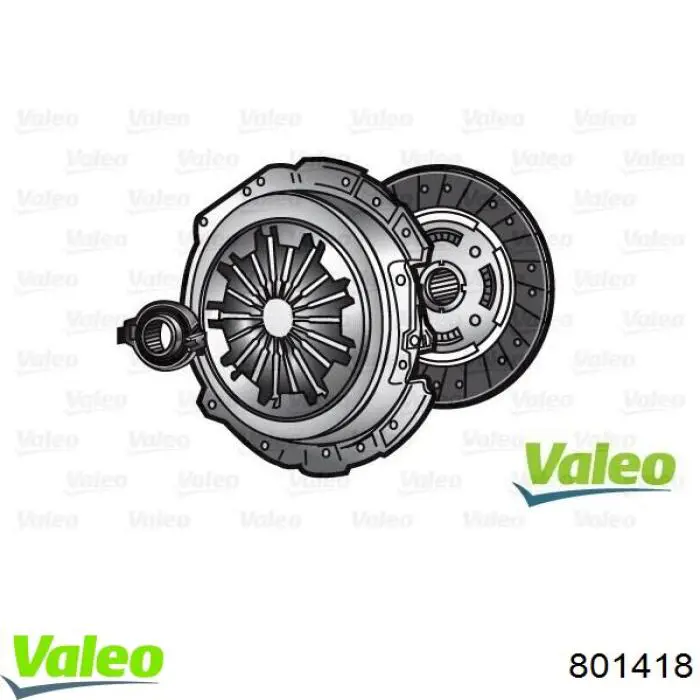 Compre 801418 VALEO Kit de embraiagem (3 peças)