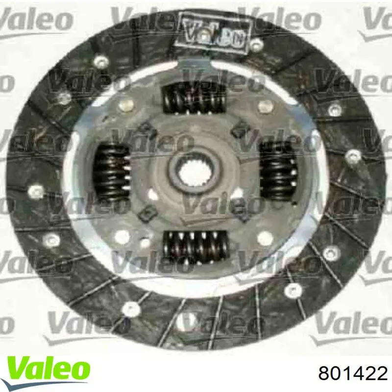 Kit de embraiagem (3 peças) 801422 VALEO