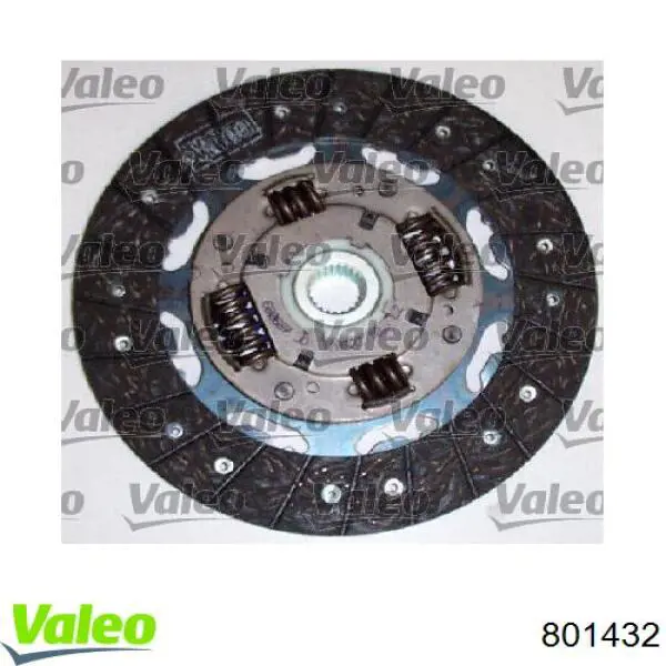 Kit de embraiagem (3 peças) 801432 VALEO