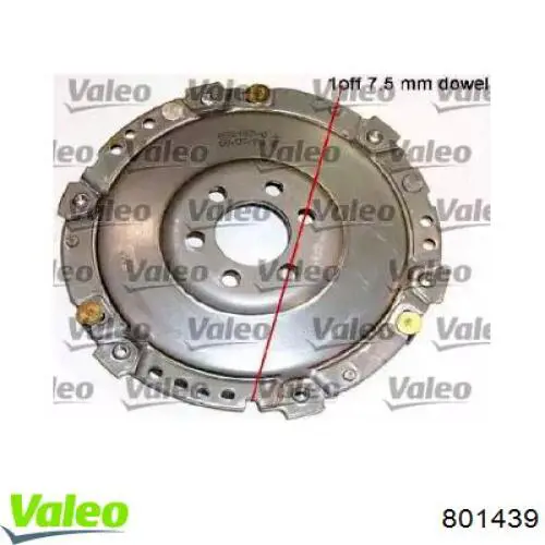 Compre 801439 VALEO Kit de embraiagem (3 peças)