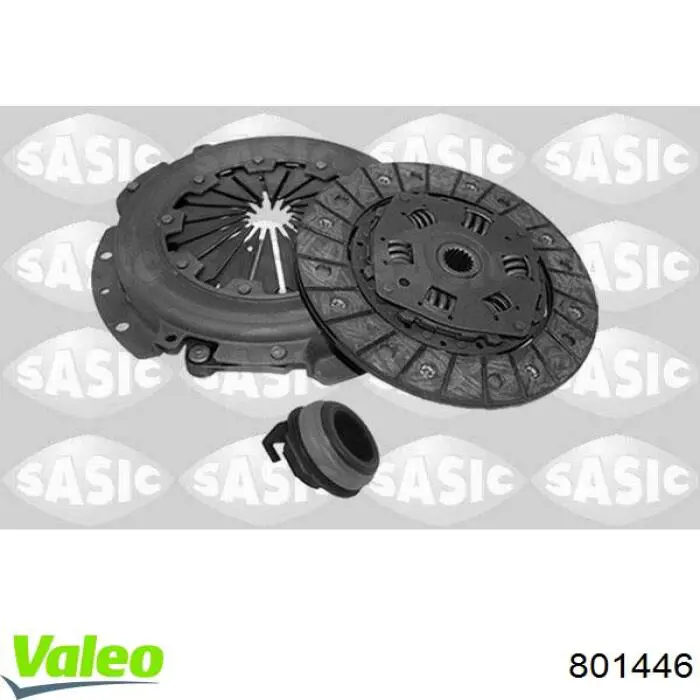 Kit de embraiagem (3 peças) 801446 VALEO