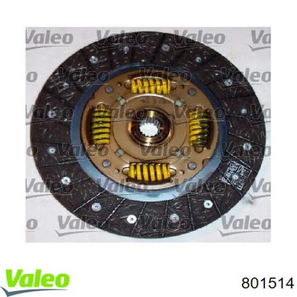 Kit de embraiagem (3 peças) 801514 VALEO