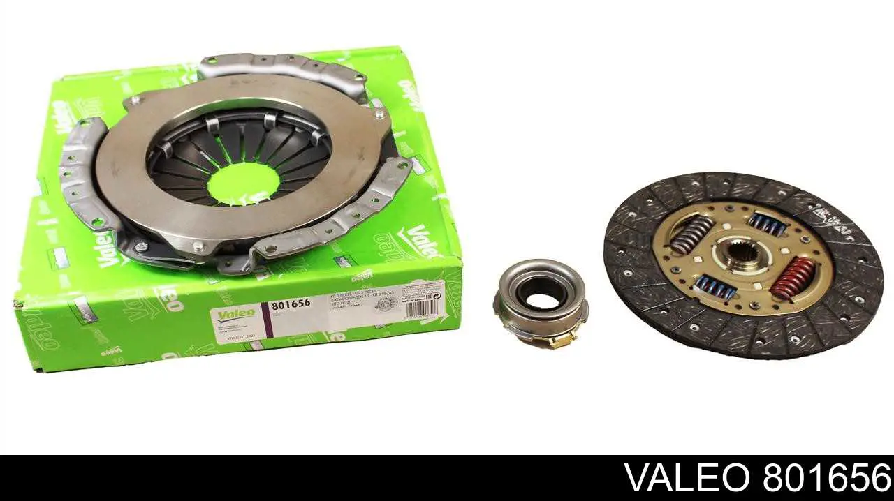 801656 VALEO Kit de embraiagem (3 peças)