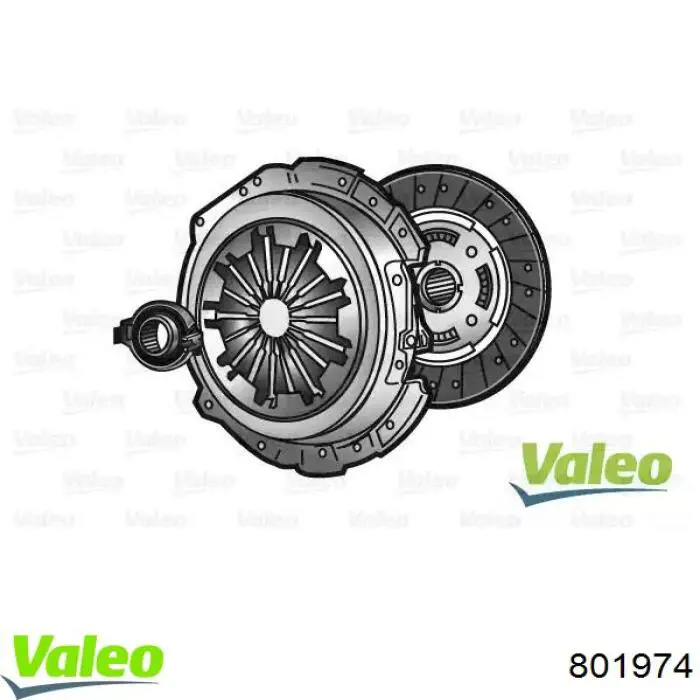 Compre 801974 VALEO Kit de embraiagem (3 peças)