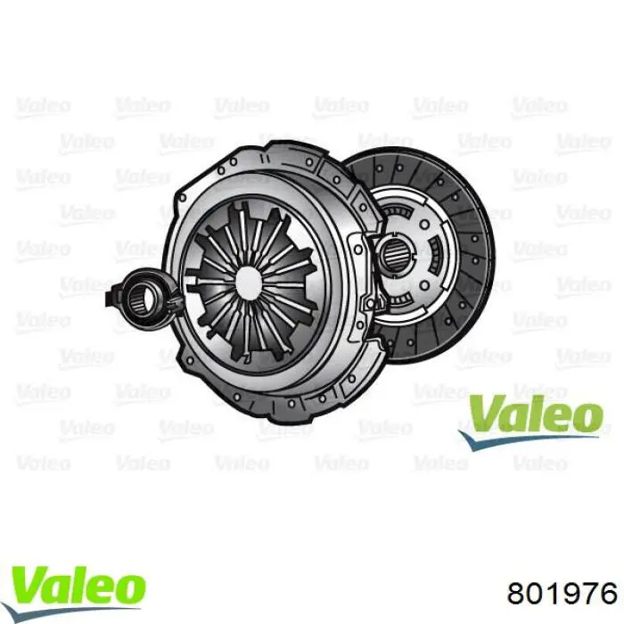 Kit de embraiagem (3 peças) 801976 VALEO