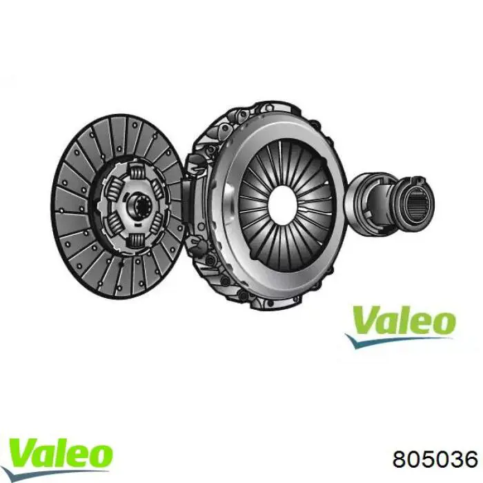 805036 VALEO Kit de embraiagem (3 peças)