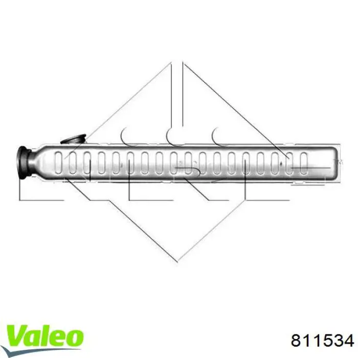 Compre 811534 VALEO Radiador de forno (de aquecedor)