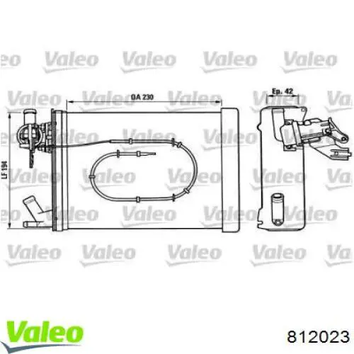 Compre 812023 VALEO Radiador de forno (de aquecedor)