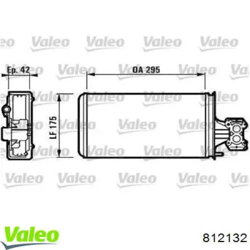 Compre 812132 VALEO Radiador de forno (de aquecedor)
