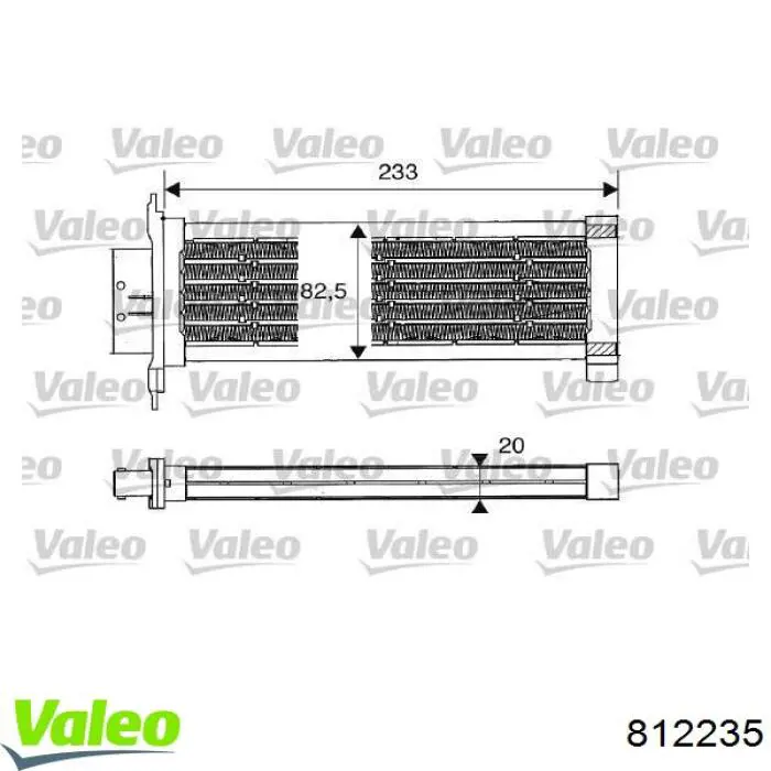 Aquecedor elétrico de ar do sistema de calefacção de salão VALEO 812235 preço, a partir de 37,46 USD