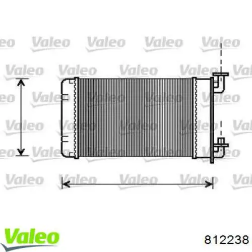Radiador de forno (de aquecedor) 812238 VALEO