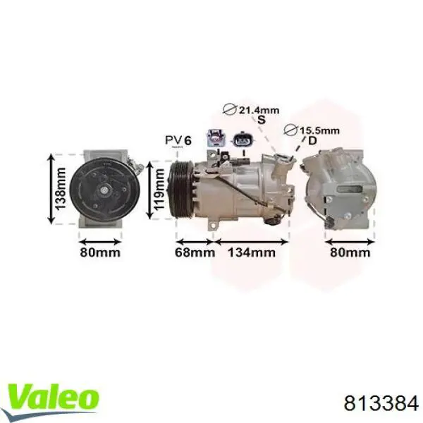 Compressor de aparelho de ar condicionado Renault (RVI) 926002019R preço, a partir de 407,76 USD