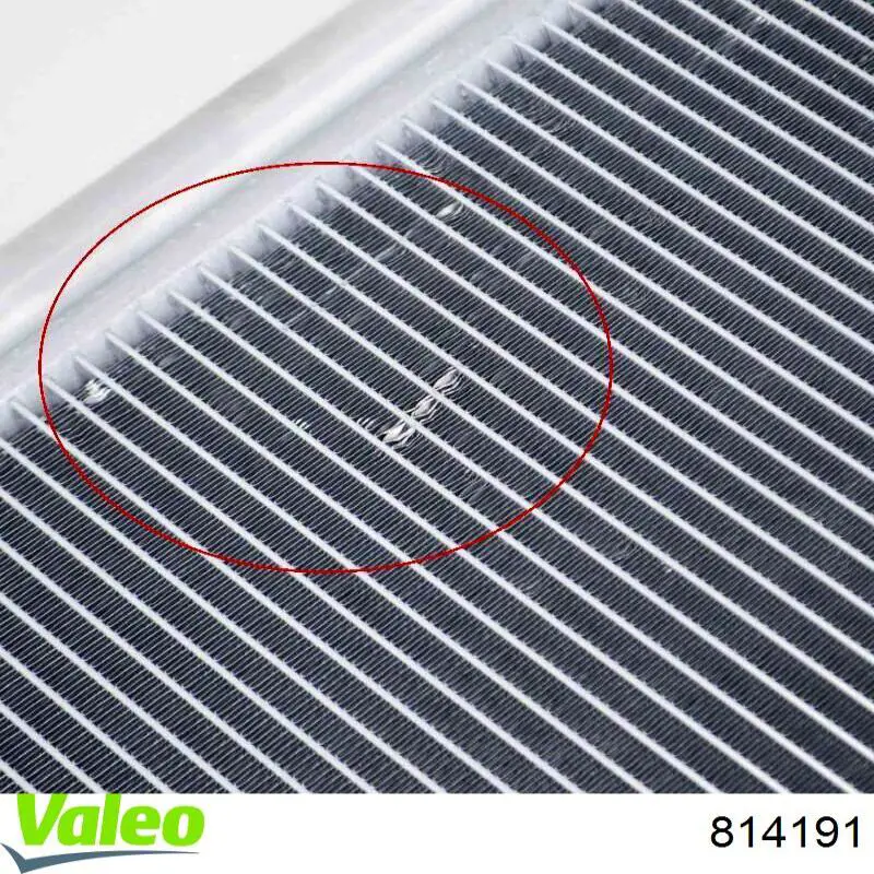 Radiador de aparelho de ar condicionado 814191 VALEO