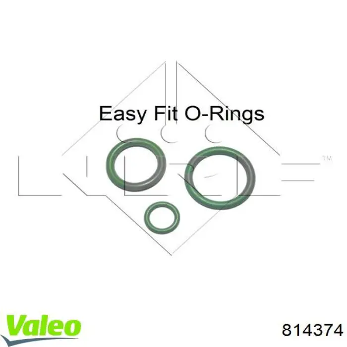 Radiador de aparelho de ar condicionado 814374 VALEO
