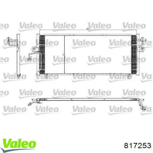 Radiador de aparelho de ar condicionado VALEO 817253 preço, a partir de 61,40 USD