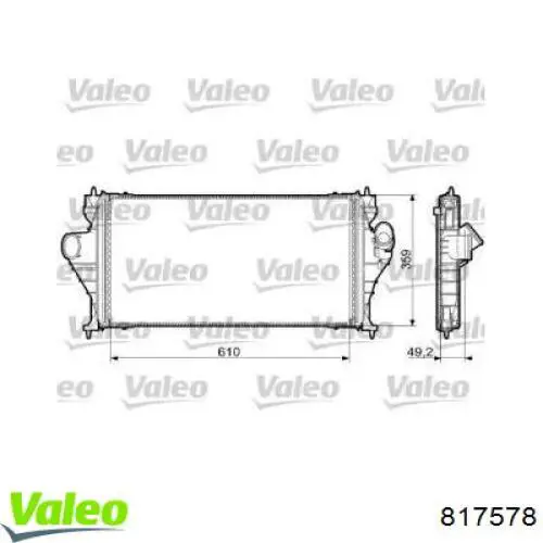 96764 Nissens Radiador de intercooler