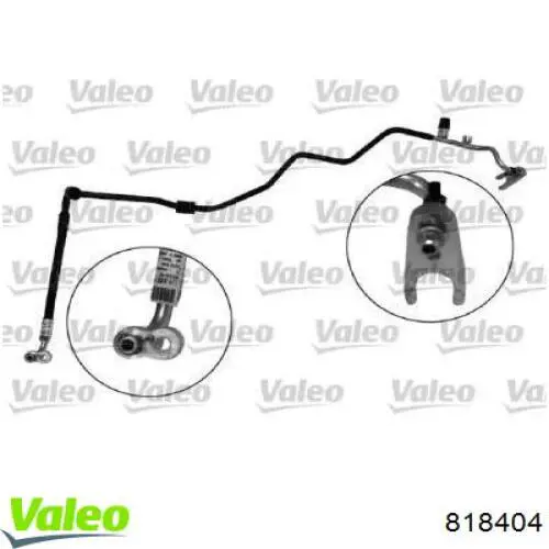 Compre 818404 VALEO Mangueira de aparelho de ar condicionado, desde o secador até o vaporizador