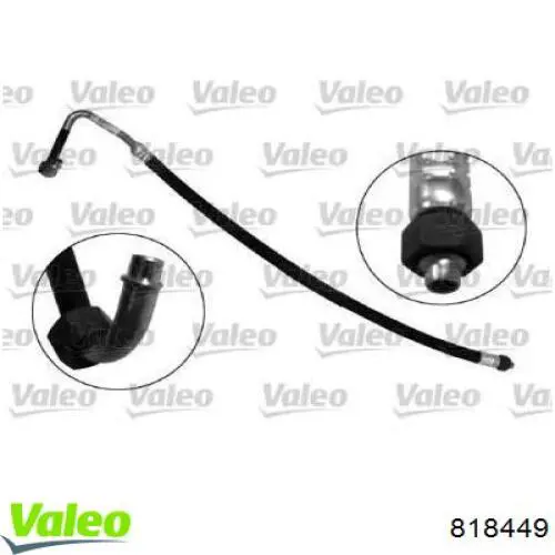 Mangueira de aparelho de ar condicionado, desde o compressor até o radiador VALEO 818449 preço, a partir de 39,01 USD