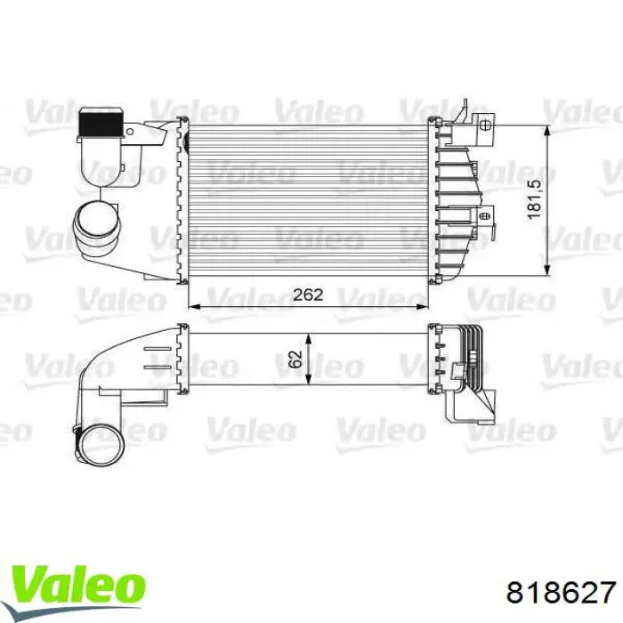 Compre 13240831 General Motors Radiador de intercooler