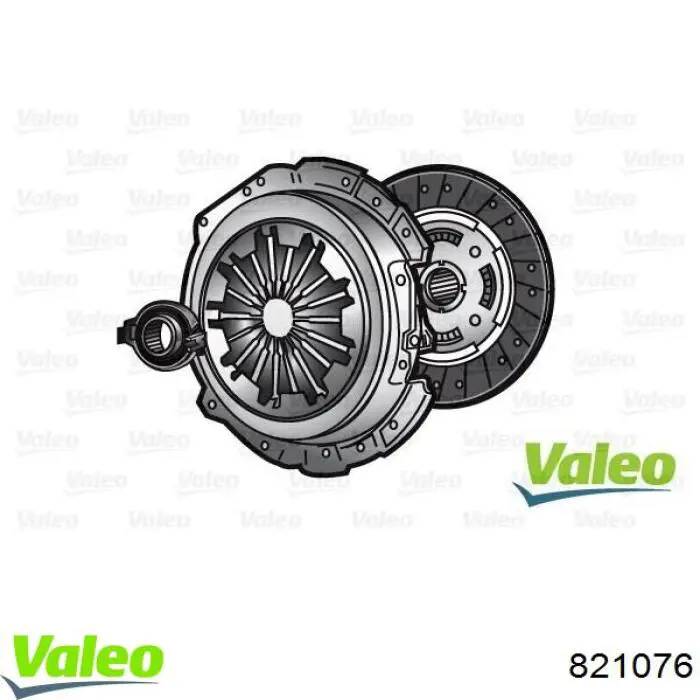 Compre 821076 VALEO Kit de embraiagem (3 peças)