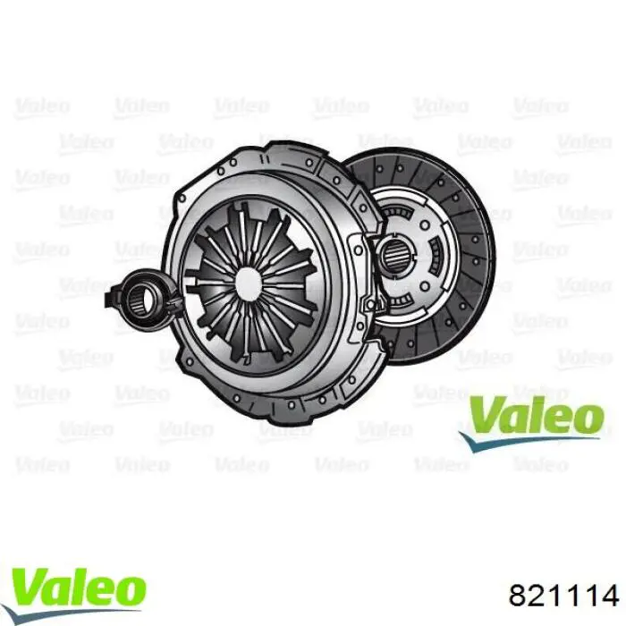 Compre 821114 VALEO Kit de embraiagem (3 peças)