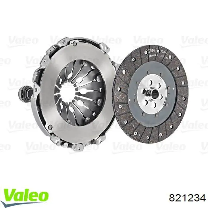 Compre 821234 VALEO Kit de embraiagem (3 peças)