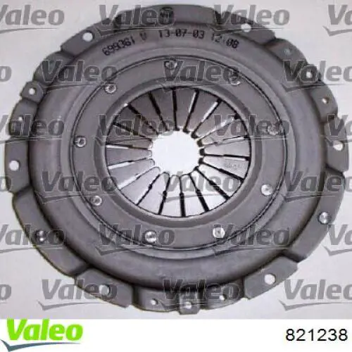 Kit de embraiagem (3 peças) 821238 VALEO