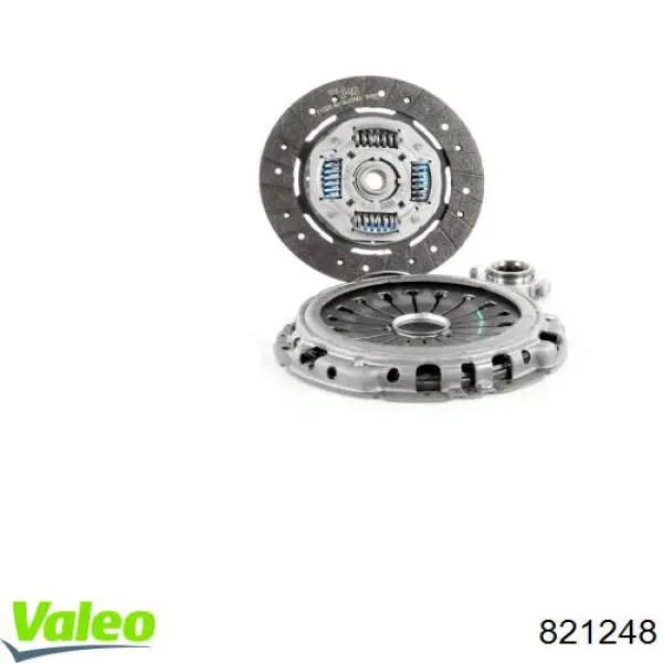 Kit de embraiagem (3 peças) 821248 VALEO