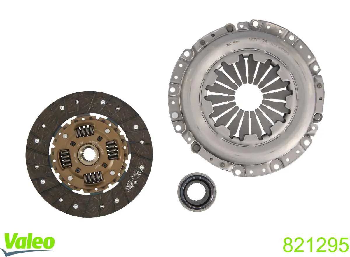 Compre 821295 VALEO Kit de embraiagem (3 peças)
