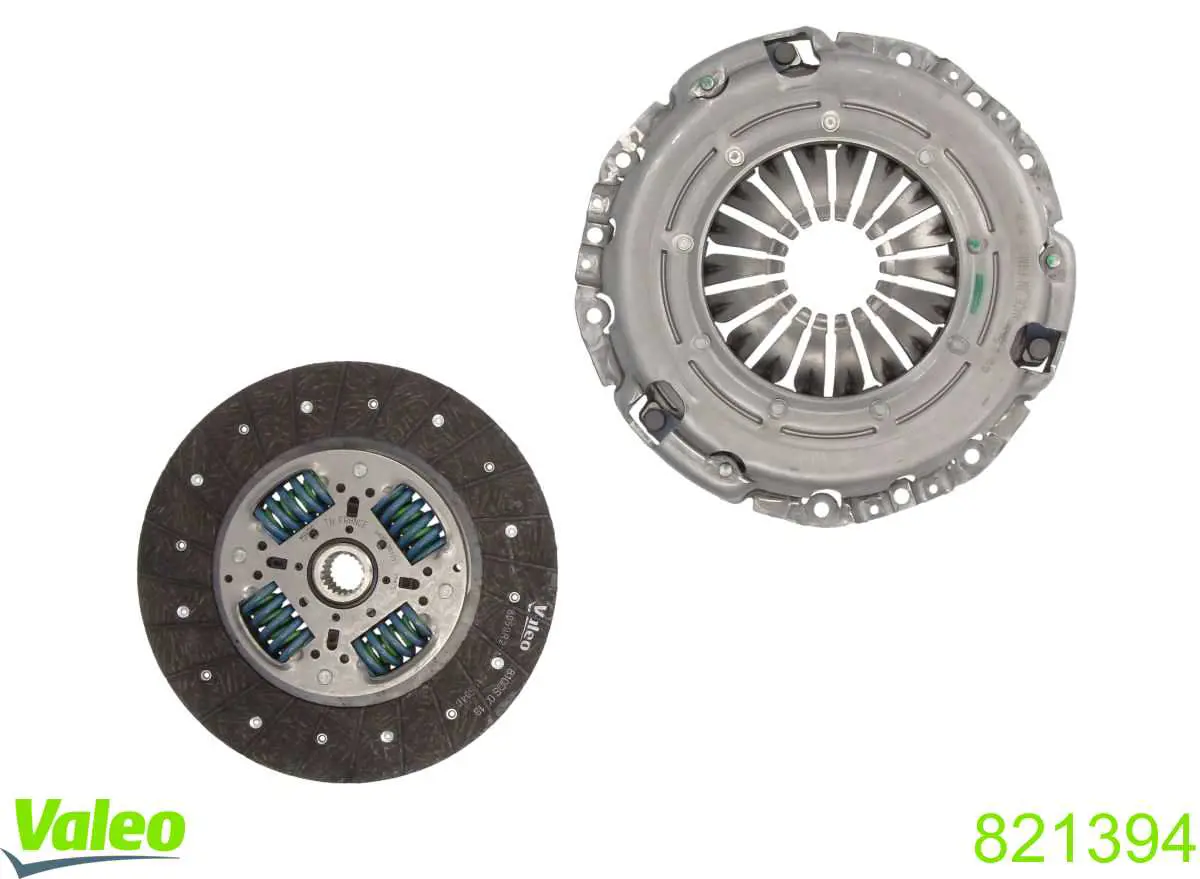 Compre 821394 VALEO Kit de embraiagem (3 peças)