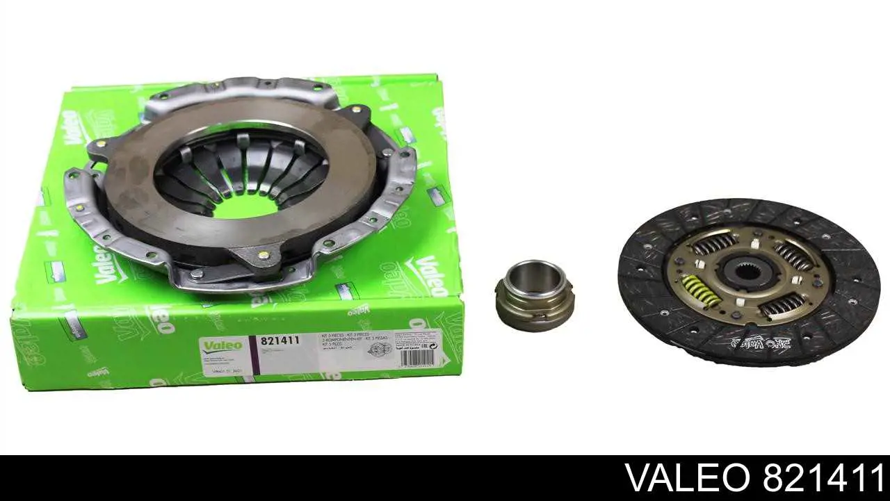 Compre 821411 VALEO Kit de embraiagem (3 peças)
