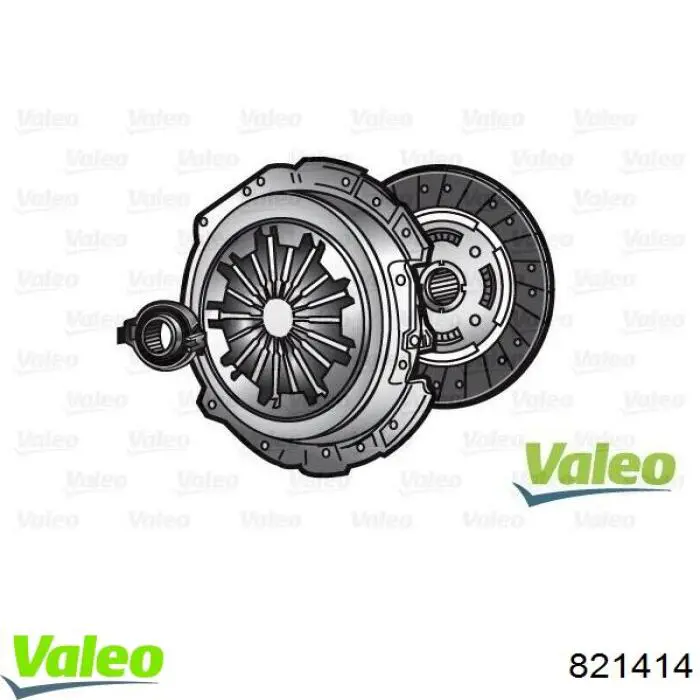 Kit de embraiagem (3 peças) 821414 VALEO