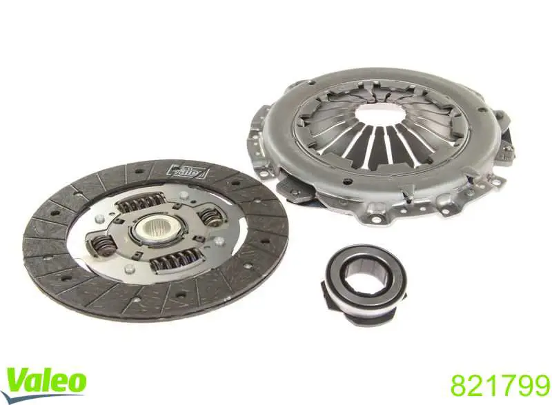 Compre 821799 VALEO Kit de embraiagem (3 peças)