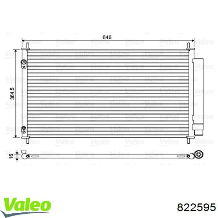 Radiador de aparelho de ar condicionado Delphi CF20441 preço, a partir de 97,13 USD