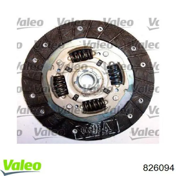 Kit de embraiagem (3 peças) 826094 VALEO