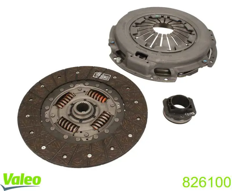 Compre 826100 VALEO Kit de embraiagem (3 peças)