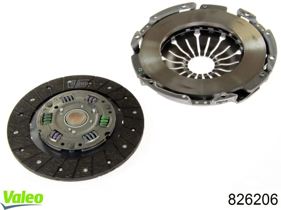 Compre 826206 VALEO Kit de embraiagem (3 peças)