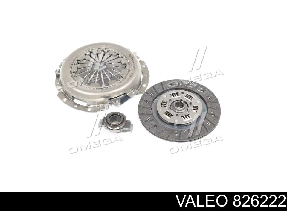 Compre 826222 VALEO Kit de embraiagem (3 peças)