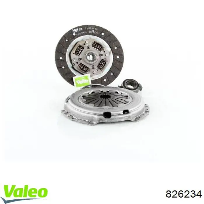 Kit de embraiagem (3 peças) 826234 VALEO