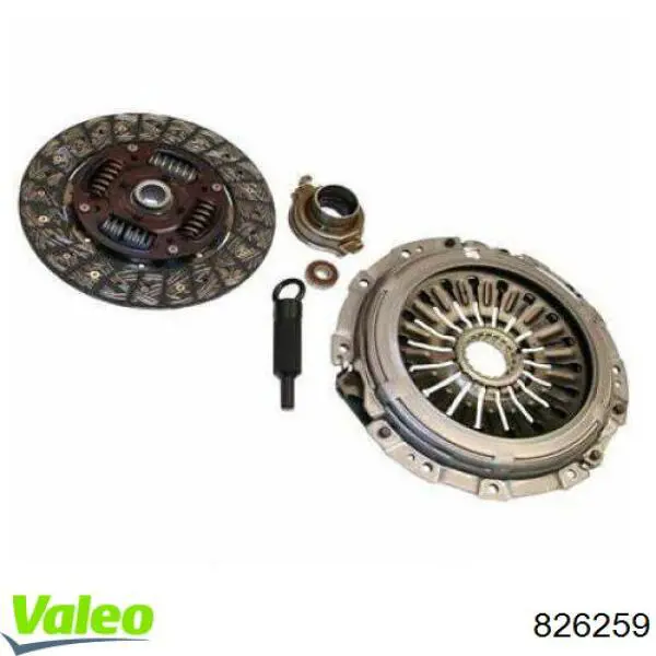 Compre 826259 VALEO Kit de embraiagem (3 peças)