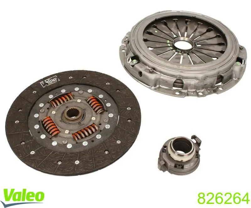 Compre 826264 VALEO Kit de embraiagem (3 peças)