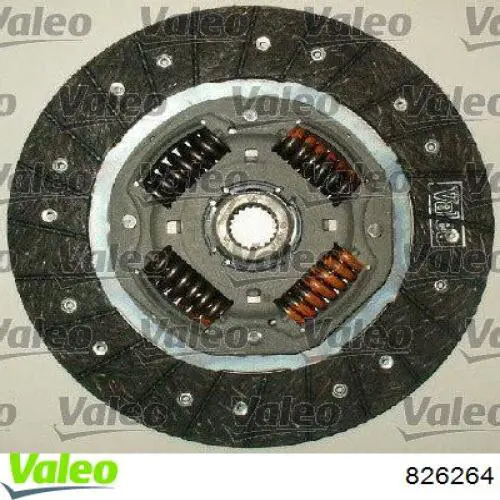Kit de embraiagem (3 peças) 826264 VALEO