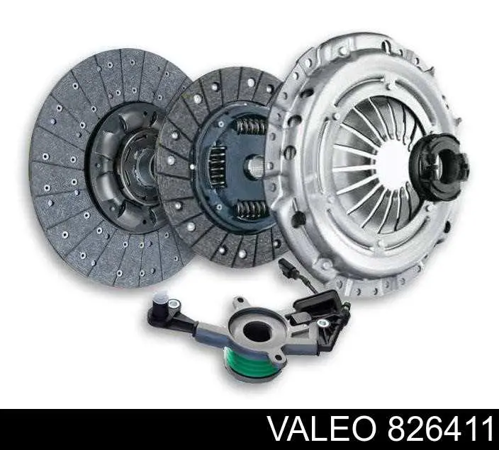 Compre 826411 VALEO Kit de embraiagem (3 peças)